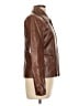 Black Rivet 100% Leather Brown Leather Jacket Size L - photo 4
