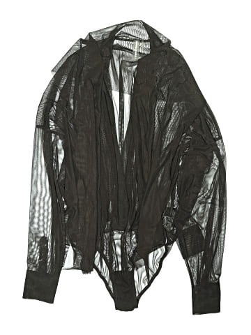 Norma Kamali Long Sleeve Blouse (view 1)