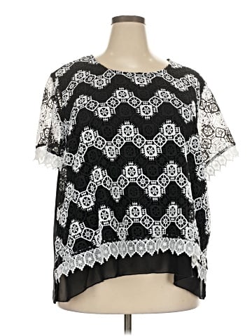Alfred Dunner Short Sleeve Blouse (view 1)