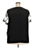 Alfred Dunner 100% Polyester Black Short Sleeve Blouse Size 3X - photo 2