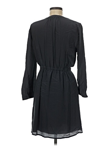 Madewell Silk Faux-Wrap Dress (view 2)