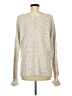 Jessica Simpson Metallic Ivory Tan Pullover Sweater Size M - photo 2