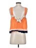 OndadeMar 100% Rayon Orange Sleeveless Blouse Size S - photo 2