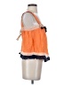 OndadeMar 100% Rayon Orange Sleeveless Blouse Size S - photo 4
