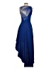 Halston Heritage 100% Polyester Blue Cocktail Dress Size 2 - photo 2