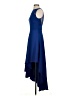 Halston Heritage 100% Polyester Blue Cocktail Dress Size 2 - photo 5