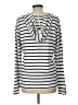 Ann Taylor LOFT 100% Cotton White Pullover Hoodie Size L - photo 2