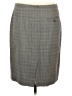 Banana Republic Plaid Gray Wool Skirt Size 8 Petite - photo 2