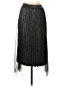 Studio West 100% Polyester Silver Formal Skirt Size S - photo 1