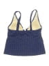 Lands' End Houndstooth Blue Swimsuit Top Size 12 - photo 2