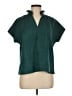 THML Teal Short Sleeve Blouse Size M - photo 1