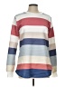 Unbranded Stripes White Pullover Sweater Size L - photo 1