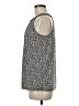 INC International Concepts Silver Sleeveless Blouse Size M - photo 5