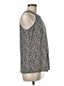 INC International Concepts Silver Sleeveless Blouse Size M - photo 4