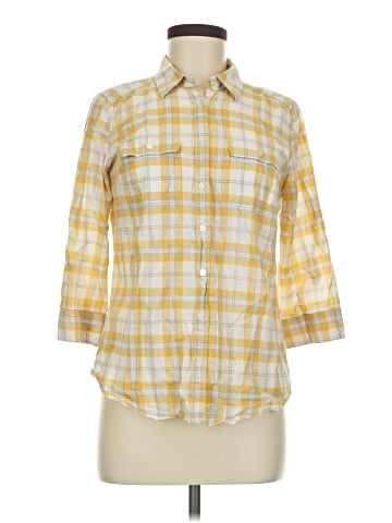 St. John's Bay 3/4 Sleeve Button-Down Shirt (view 1)