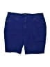 Chico's Solid Blue Shorts Size Lg (2) - photo 1