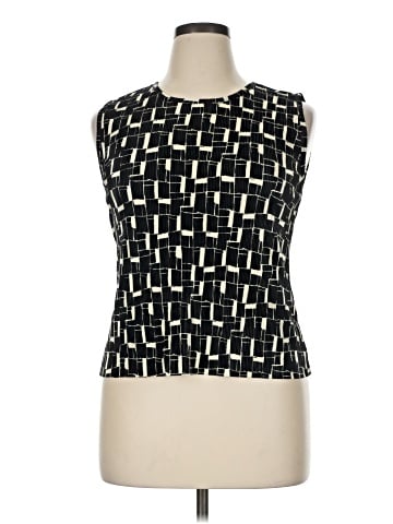Plisse Sleeveless Top (view 1)