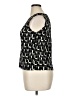 Plisse 100% Polyester Black Sleeveless Top Size XL - photo 5