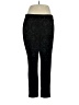 Roz & Ali Paisley Black Casual Pants Size XL - photo 1