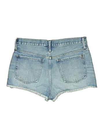 Madewell Relaxed Denim Shorts in Homecrest Wash: Ripped Edition (view 2)