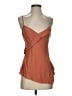 Theory 100% Silk Orange Sleeveless Silk Top Size S - photo 1