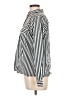 FRAME 100% Organic Cotton Stripes Ivory Long Sleeve Blouse Size XL - photo 5