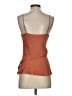 Theory 100% Silk Orange Sleeveless Silk Top Size S - photo 2