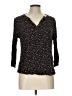 Monday Fun 100% Rayon Black 3/4 Sleeve Blouse Size L - photo 1