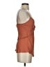 Theory 100% Silk Orange Sleeveless Silk Top Size S - photo 4