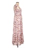 Sam Edelman 100% Polyester Floral Pink Ivory Casual Dress Size 10 - photo 4