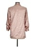 Entro 100% Polyester Animal Print Pink Blazer Size M - photo 2