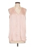 Banana Republic 100% Polyester Pink Sleeveless Blouse Size L - photo 1