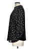 Papermoon 100% Polyester Polka Dots Black 3/4 Sleeve Blouse Size L - photo 5