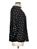 Papermoon 100% Polyester Polka Dots Black 3/4 Sleeve Blouse Size L - photo 4