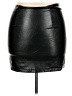 Unbranded 100% Polyester Solid Black Faux Leather Skirt Size XXL - photo 1
