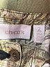 Chico's Camo Green Cargo Pants Size Lg (2) - photo 7