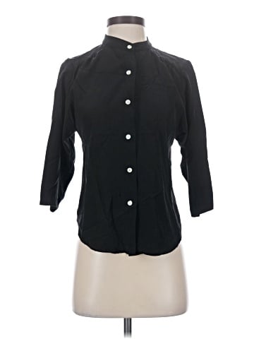 Amour Vert 3/4 Sleeve Silk Top (view 1)