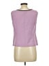 Perceptions 100% Polyester Purple Sleeveless Top Size 10 - photo 2