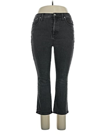 Madewell Petite Slim Demi-Boot Jeans in Lunar Wash (view 1)