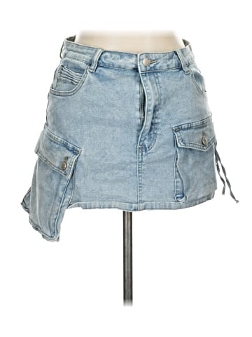 Fashion Nova Denim Skirt (view 1)