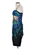 Nicole Miller Graphic Blue Cocktail Dress Size 8 - photo 5