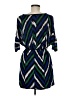 Trac Chevron-herringbone Blue Casual Dress Size M - photo 2