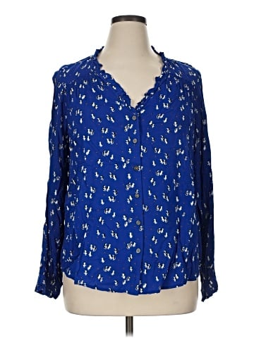 Maeve by Anthropologie Long Sleeve Blouse (view 1)