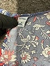 Old Navy 100% Rayon Paisley Blue Casual Dress Size M - photo 7