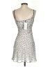 Cotton Candy LA 100% Polyester Silver Cocktail Dress Size S - photo 2