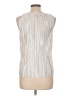 Jennifer Lopez Silver Sleeveless Top Size L - photo 2
