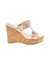 G.I.L.I. 100% Leather Ivory Wedges Size 7 - photo 1