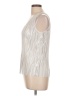 Jennifer Lopez Silver Sleeveless Top Size L - photo 5