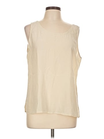 Eileen Fisher Sleeveless Silk Top (view 1)