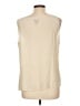 Eileen Fisher 100% Silk Ivory Sleeveless Silk Top Size L - photo 2
